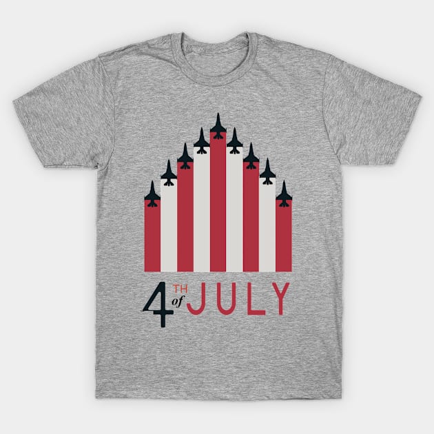 July 4, Declaration Of Independence Shirt T-Shirt by gdimido